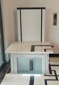 a safety lid device to cover the elevator hole