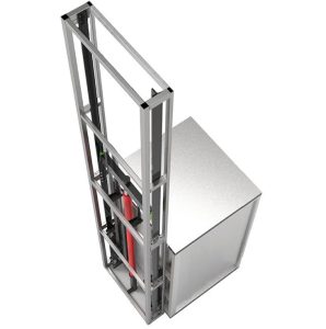 a simple home lift structure view on the top.