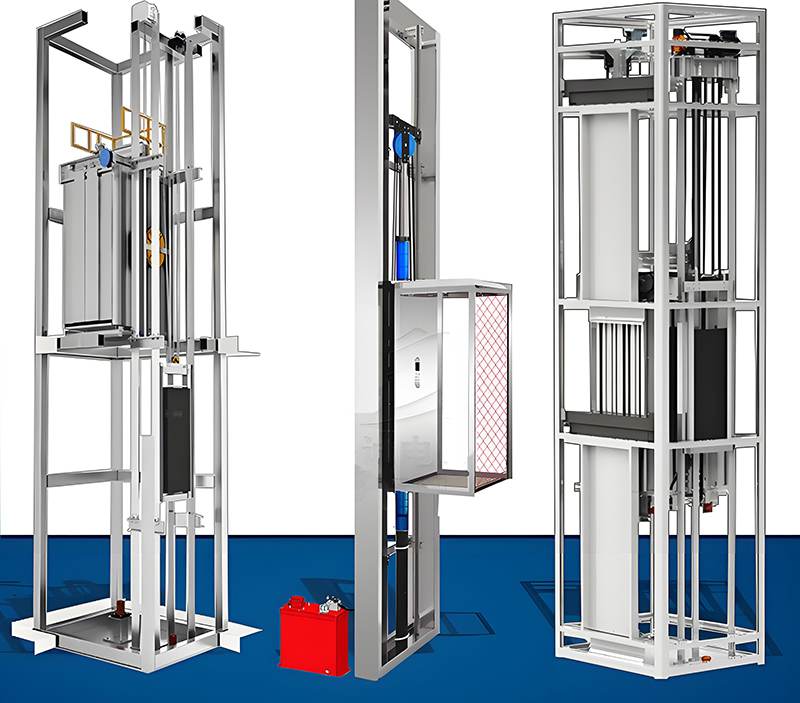 dirrefent type of shaftless home lift