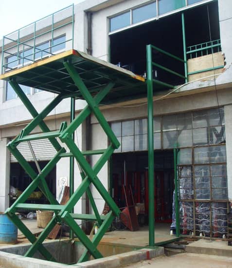 scissor cargo lift 